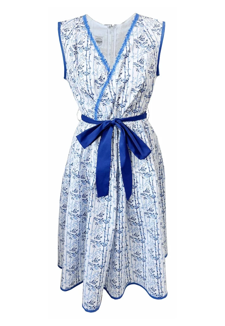 Rochie midi din poplin Mila, Multicolor