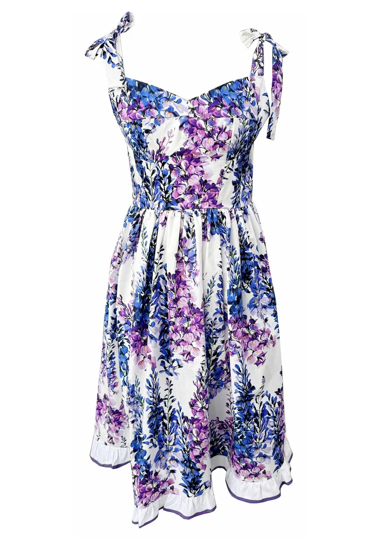 Rochie din bumbac cu imprimeu floral Melissa, Multicolor