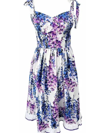 Rochie din bumbac cu imprimeu floral Melissa, Multicolor