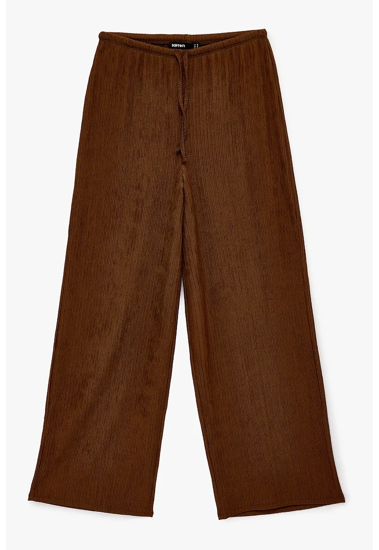Pantaloni cu croiala ampla, Maro scortisoara