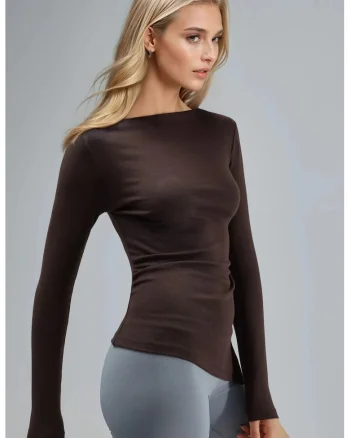 Bluza dama  maro cafeniu, Maro