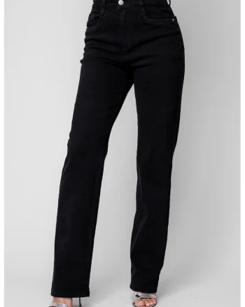 Blugi elastici regular Black 20018, Negru