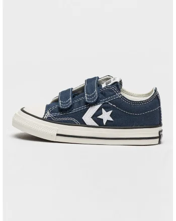 Tenisi cu velcro Star Player 76, Alb/Albastru inchis