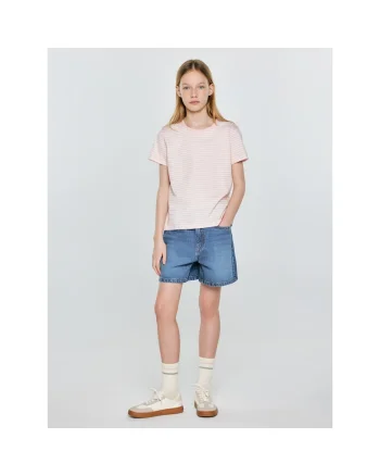 Tricou din bumbac dungi