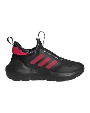 Pantofi sport Tesaur Comfort slip-on, Negru/Coral
