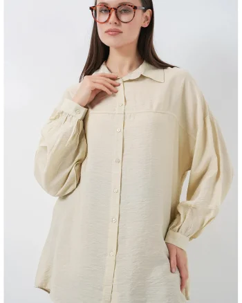 Camasa,  Ecru, Textil, Pentru dama