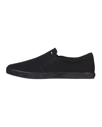 Pantofi slip-on de panza cu logo discret, Alb murdar
