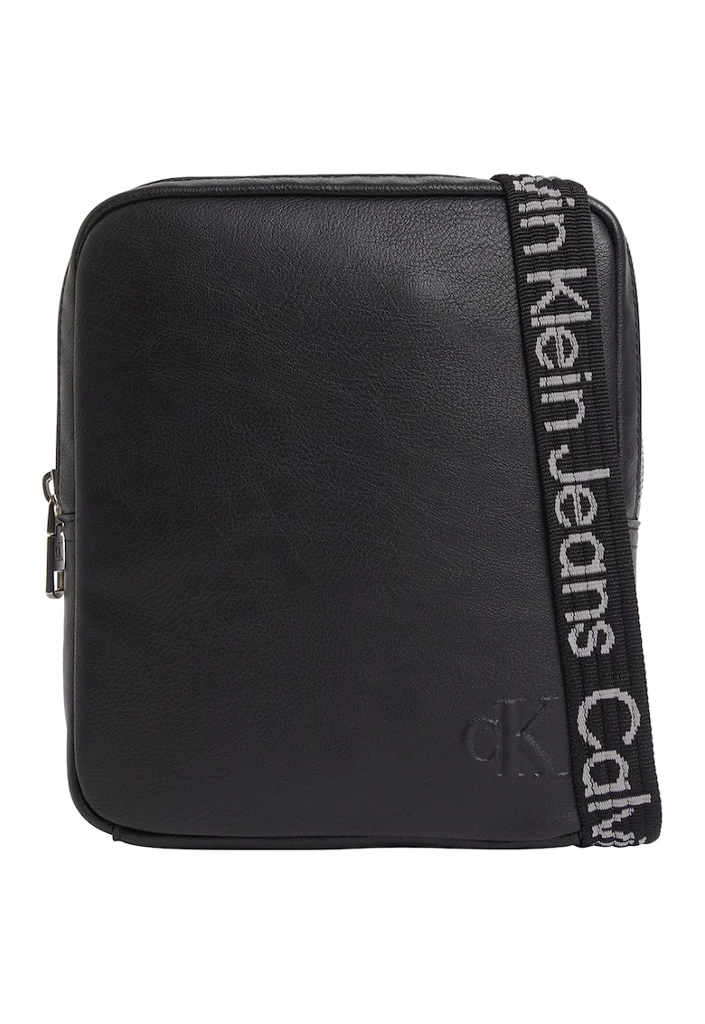 Geanta crossbody de piele ecologica Ultralight, Negru