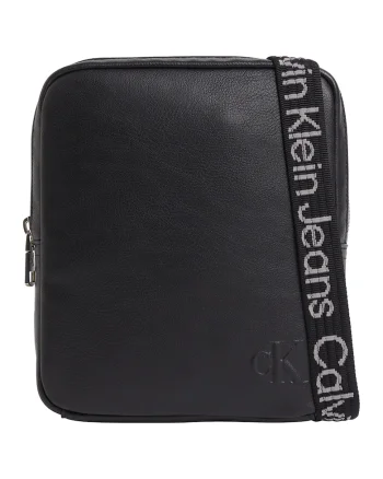 Geanta crossbody de piele ecologica Ultralight, Negru