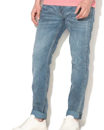 Blugi super slim fit din material elastic Piers