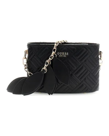 Geanta crossbody matlasata Sally, Negru