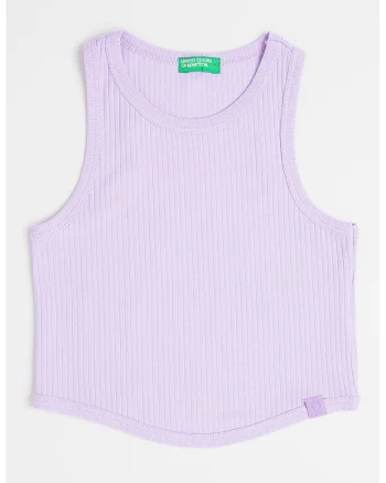 Top crop striat, Lila pal