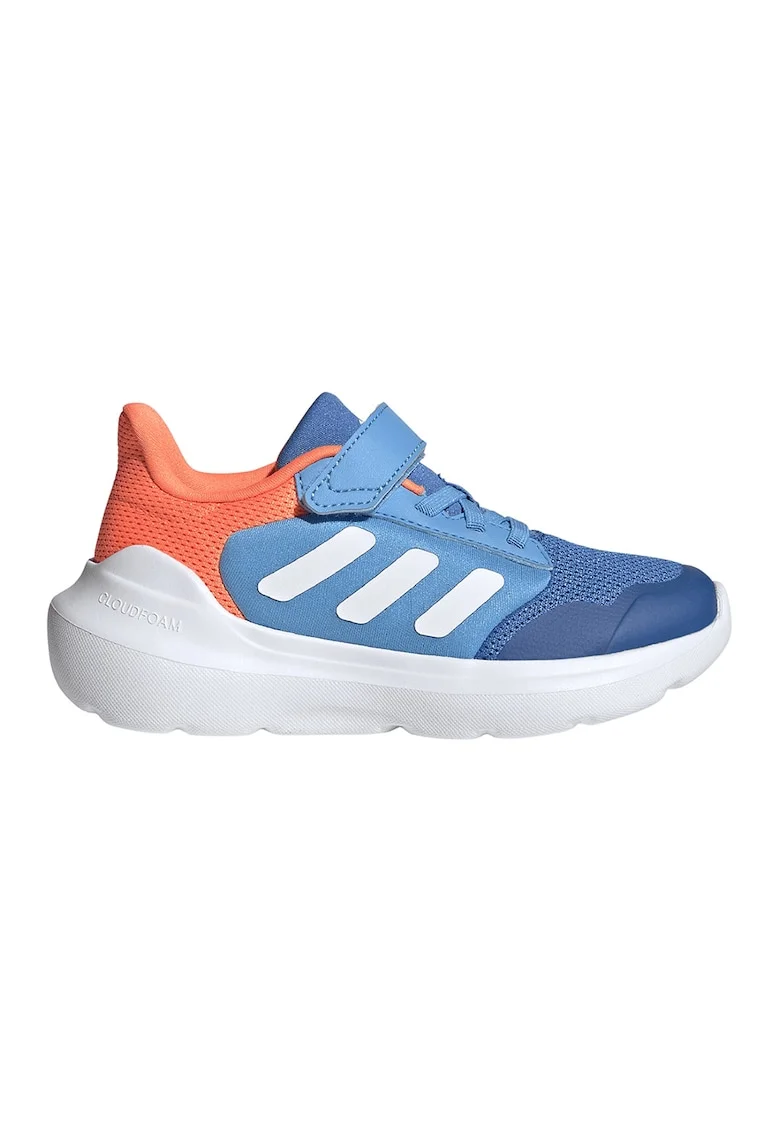 Pantofi sport Tensaur Run 2.0 cu velcro, Portocaliu/Albastru royal/Albastru deschis