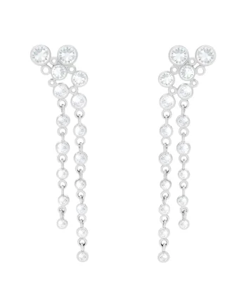 Cercei placati cu argint 925 si decorati cu zirconia Sparkling