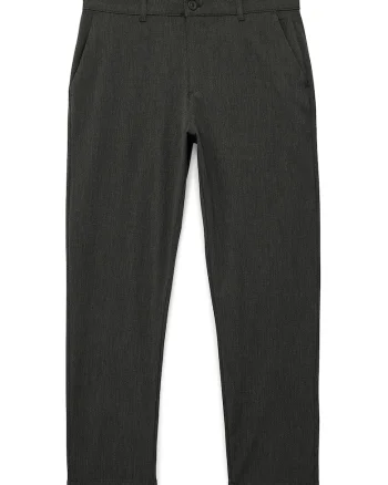 Blugi crop cu croiala conica, Gri inchis