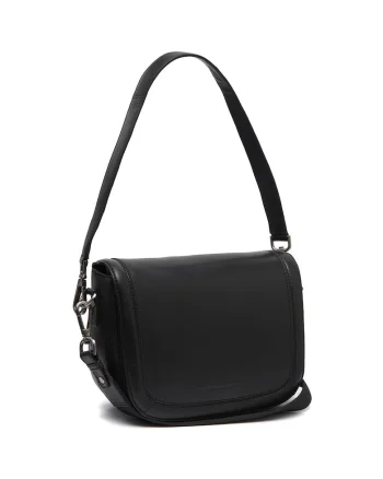 Geanta umar dama piele naturala, 3.6 litri, Lizzola,, Negru