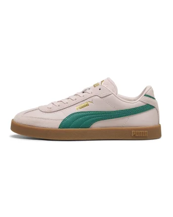 Pantofi sport Club II Era de piele intoarsa si piele ecologica, Roz prafuit/Verde persan