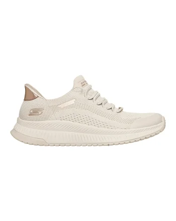 Pantofi sport slip-ins din plasa Bobs squad 4, Auriu/Crem
