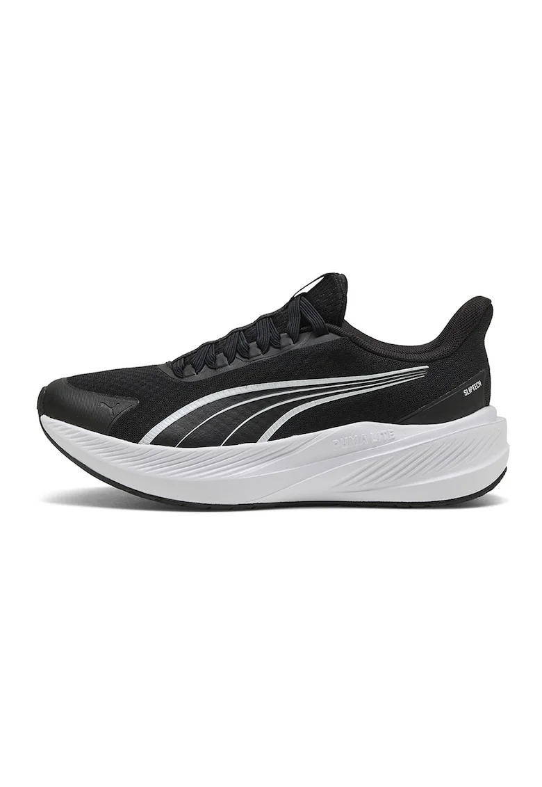Pantofi sport slip-on Dasher Lite de plasa, Alb/Negru