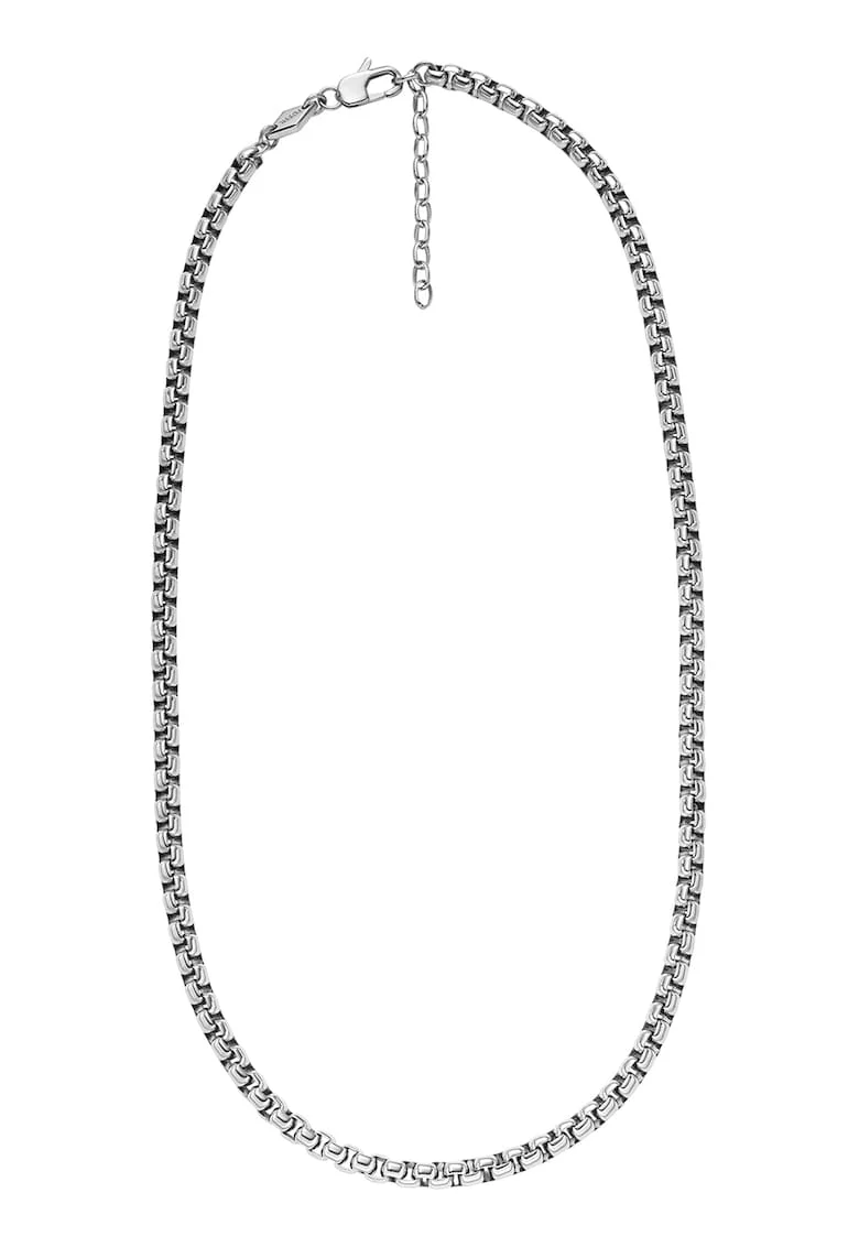Colier unisex de lant, Argintiu