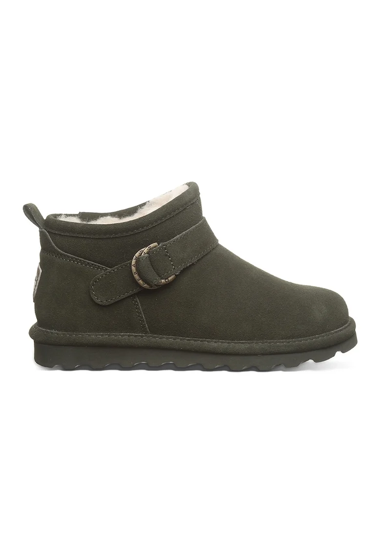 Ghete slip-on din piele intoarsa Petite, Gri antracit