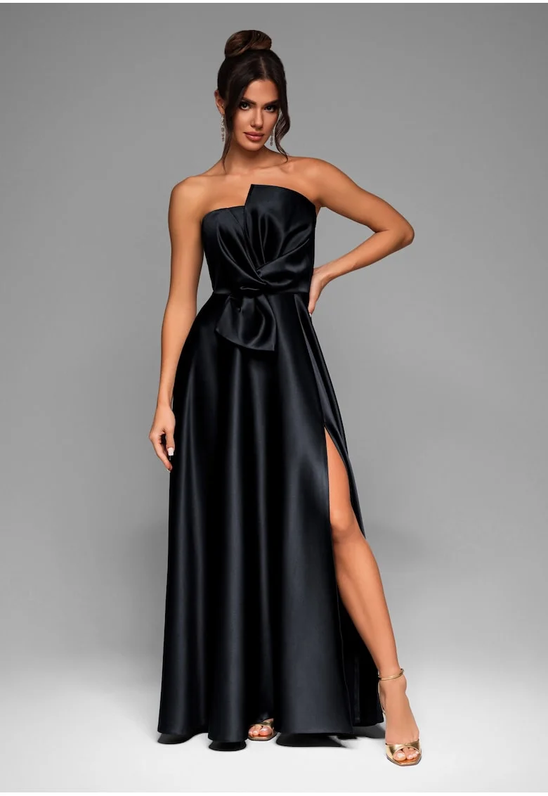Rochie de seara Maxi LACRICA LA-OM-DLR004, Negru