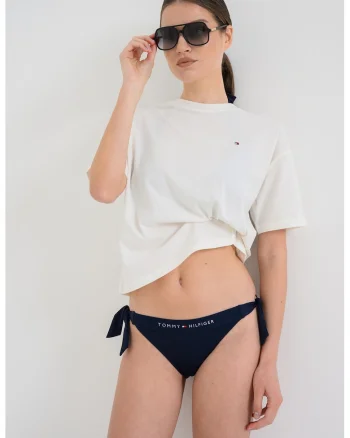 Slip ajustabil cu banda logo, Bleumarin