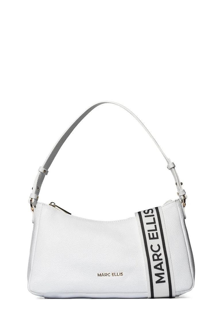 Geanta crossbody de piele Seraphina Pro, Alb