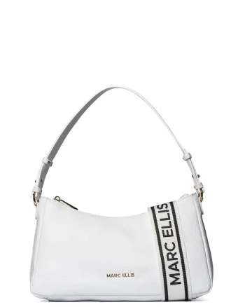 Geanta crossbody de piele Seraphina Pro, Alb
