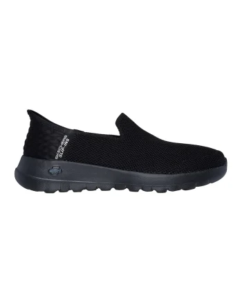 Pantofi slip-on de plasa tricotata, Negru