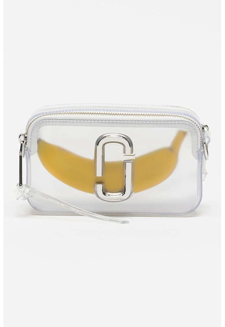 Geanta crossbody The Jelly Snapshot, Albastru glaciar