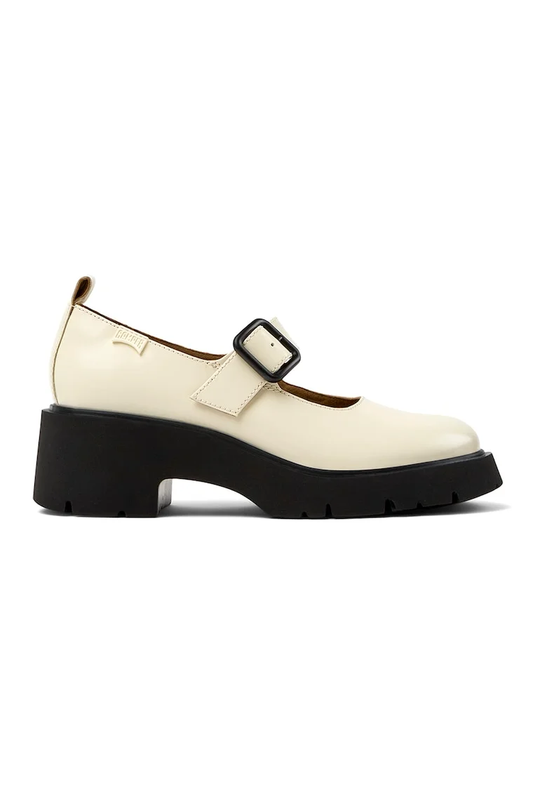Pantofi Mary Jane de piele Milah, Crem