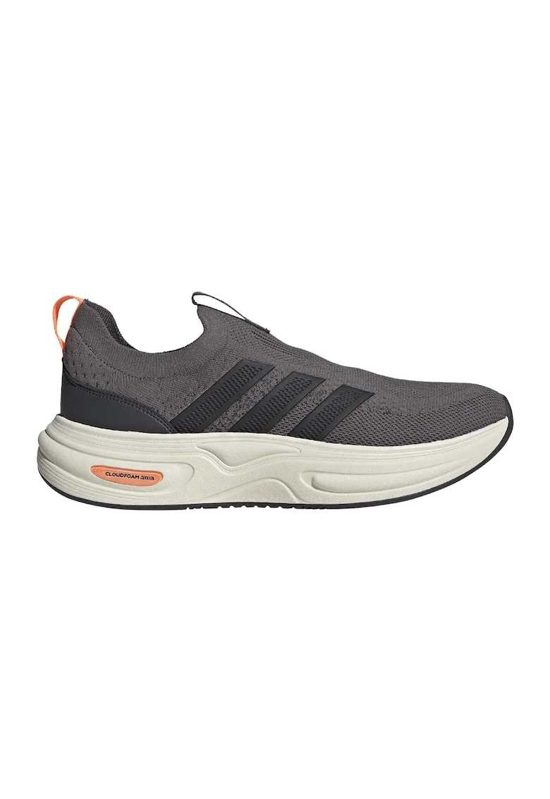 Pantofi sport Cloudfoam Cuxxion slip-on, Alb fildes/Portocaliu/Gri inchis