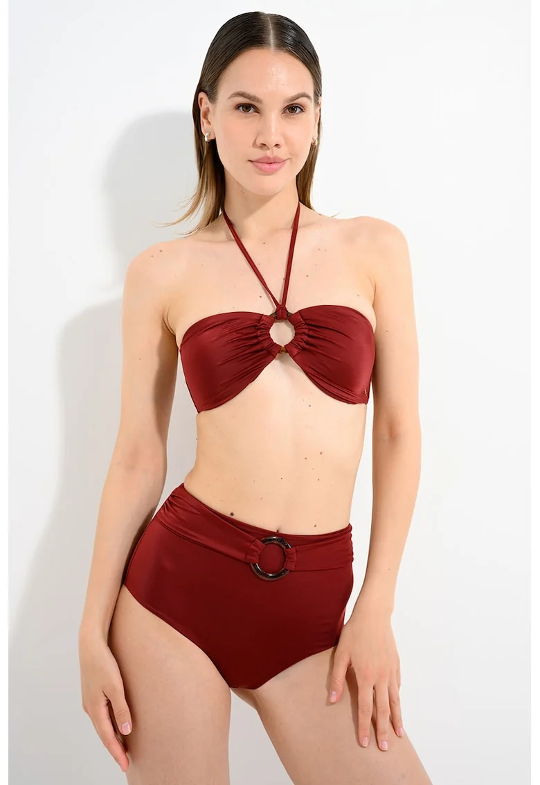 Sutien cu model uni, Maro cognac