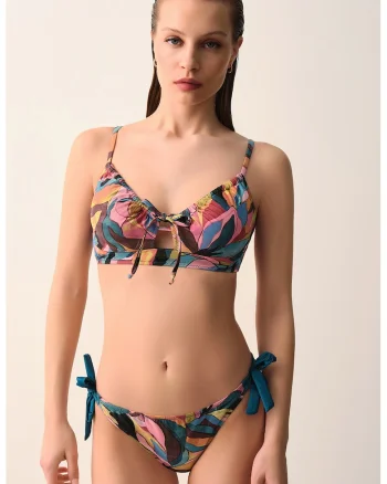 Slip cu snururi laterale, Multicolor