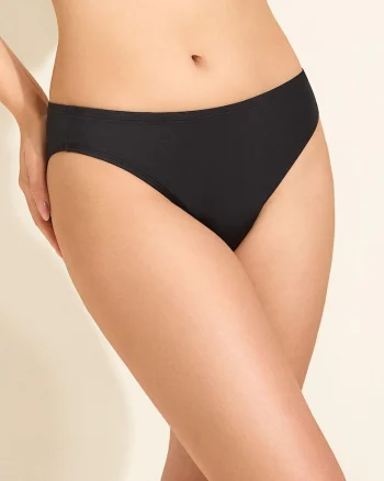 Slip de baie clasic Isla, Negru