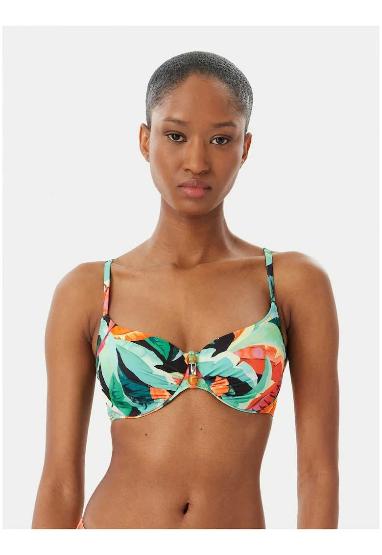 Sutien de bikini dama,  multicolor, grafic, poliester-elastan,
