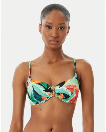 Sutien de bikini dama,  multicolor, grafic, poliester-elastan,