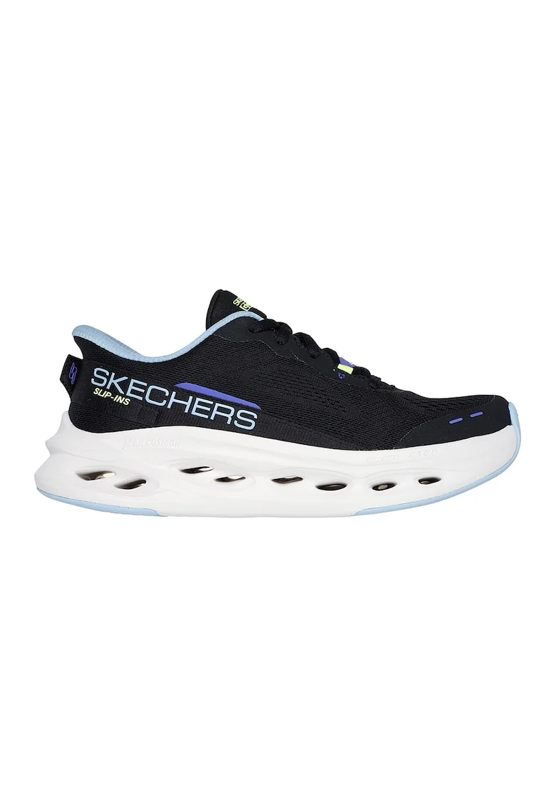Pantofi slip-ins din material textil pentru alergare, Negru