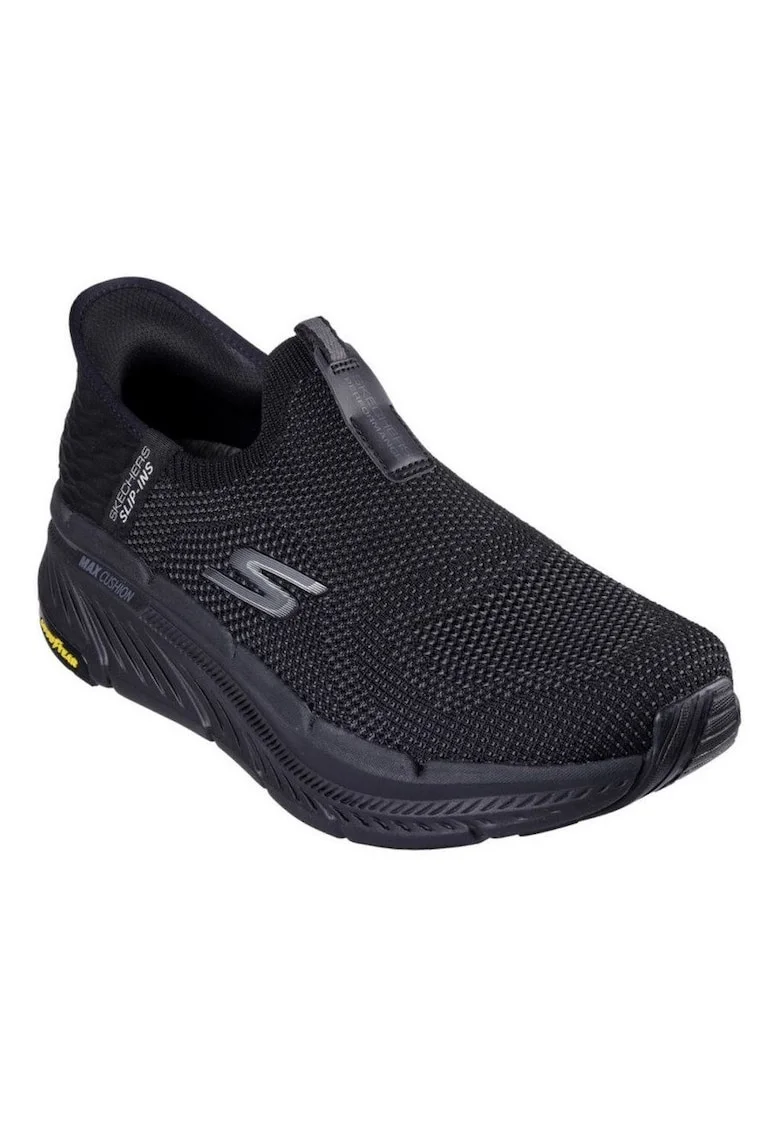 Pantofi sport barbati  negru, sintetic, slip on,