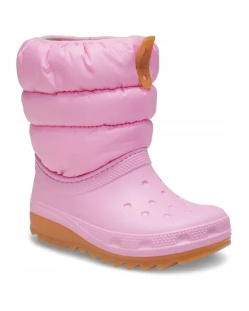 Cizme De Zapada Slip-on Copii,  Classic Neo Puff Boot, Roz, Roz deschis