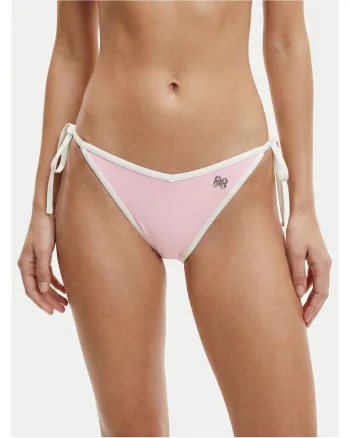 Slip de baie dama,  roz, 82% poliamida, 18% elastan