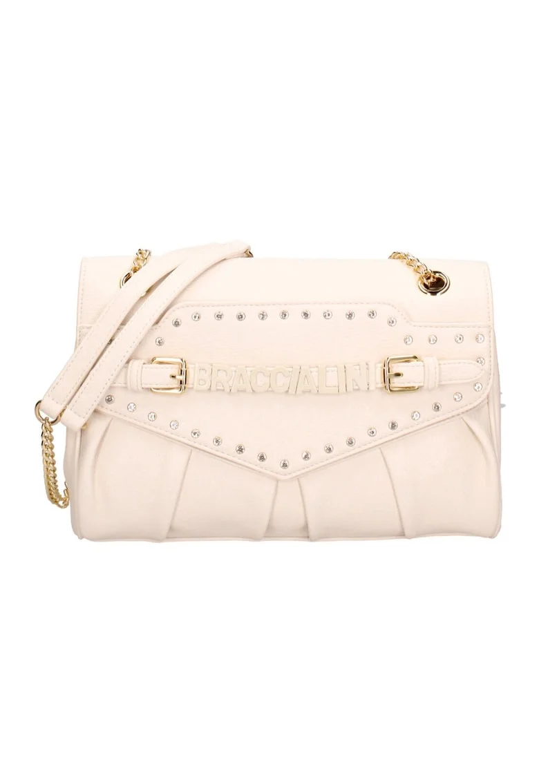 Geanta crossbody din piele ecologica cu clapa 207965, Bej