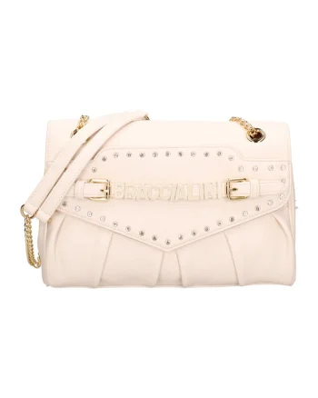 Geanta crossbody din piele ecologica cu clapa 207965, Bej
