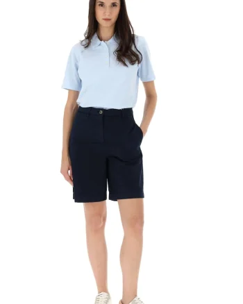 Pantaloni dama scurti chinos  WW0WW49648 M INTL Bleumarin