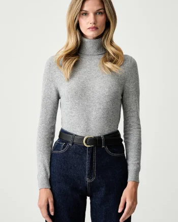 Barbour pulover cu guler înalt de damă din lână Pendle Roll