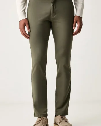 BOSS Orange pantaloni chinos pentru bărbați din bumbac cu elastan Chino-Slim-2