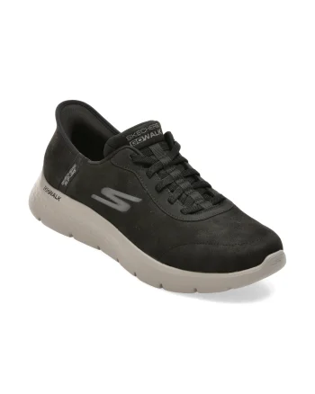 Pantofi sport SKECHERS negri, 216326, din material textil