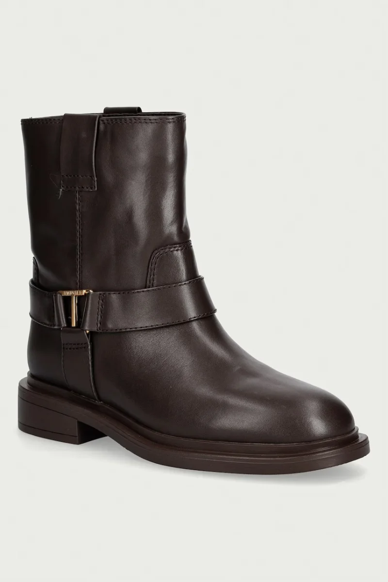 Twinset botine pentru femei din piele