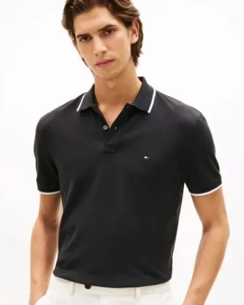 Tricou polo Tommy Hilfiger PIQUE UNDERCOLLAR REG POLO